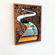 Carved Mandala River Wall Mirror