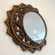 Crescent Mandala Wooden Mirror