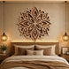 Ethereal Wooden Mandala Relief