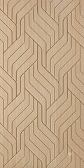 The "Matrix Chevron" Geometric 3D Wood Wall Panel