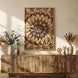 Luminous Wooden Mandala