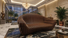 The Oasis Parametric Wooden Sofa