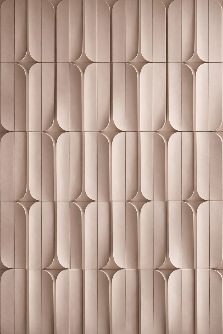Mid-Century Geometric 3D Relief Wall Panels | Textured MDF Wall Cladding