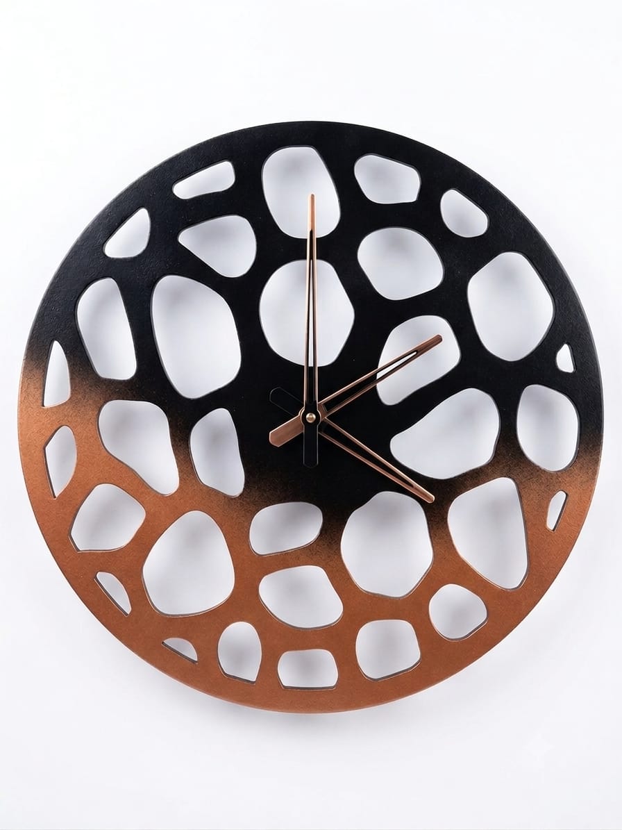 Nebula Abstract Cutout Clock (Highlights the intricate design)