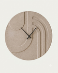 Arches Textured Stone Wall Clock